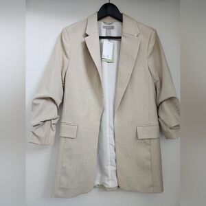 H&M Gathered-sleeve Jacket. XS